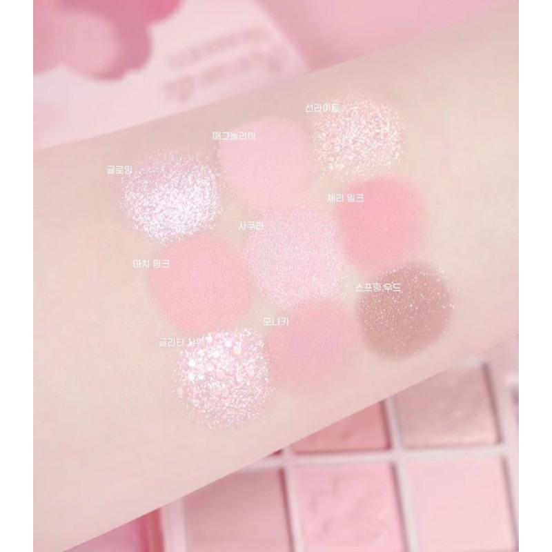 K Apeine 9 Color Eyeshadow Palette Pearlescent Shimmer Matte Shades