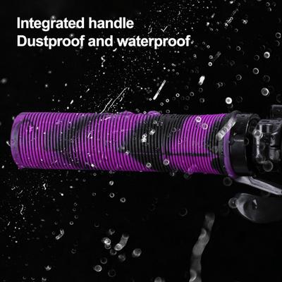 1 paio di coperture per manubrio in gomma morbida stampa mimetica manopole per manubrio per bicicletta morbide antiscivolo design ergonomico manopole per manubrio MTB