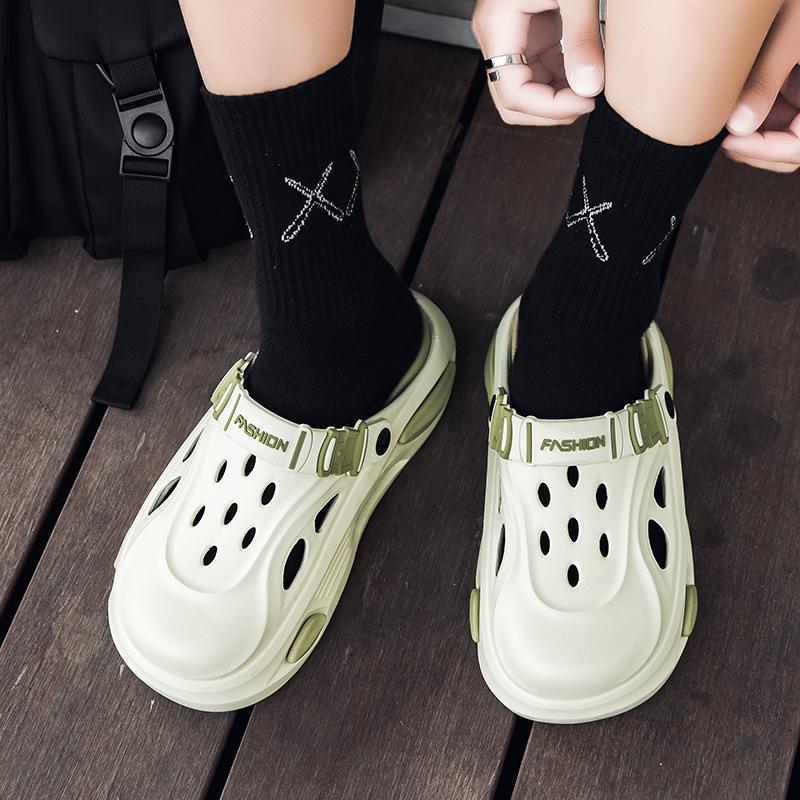 Men's EVA Sandals Non-slip Breathable Thick Sole Shoes Casual Beach Slippers for Outdoor Indoor