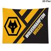 Wolverhampton Wanderers Wandteppich Ästhetisches Wandbehang Gedruckter Stoffdecke Dekorative Wandteppiche für Schlafzimmer Wohnzimmer Heimdekoration
