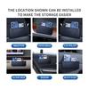 Stylish Vehicle Interior Net Bag Organizers Adhesive Phone Holder and Organizers for Various Vehicles Easy Organization