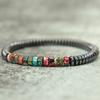 Minimalist Natural Wood Bracelets Unisex 6mm Hematite Imperial Beaded Braslet Meditation Yoga Braclet Leisure Accessories Joias