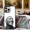 D-Dwayne Powerful J-Johnson Phone Case For iPhone17,16,15,14,13,12,11 Plus,Pro Max Magnetic For Magsafe Wireless Charging