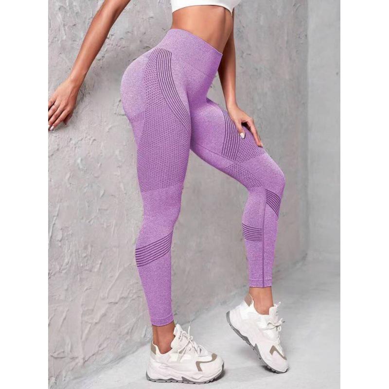 2025 High Waist Solid Color Hip-Lifting Yoga Pants for Women