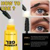 Long Lasting Eyebrow Styling Gel Clear Brow Fix Gel with Brush