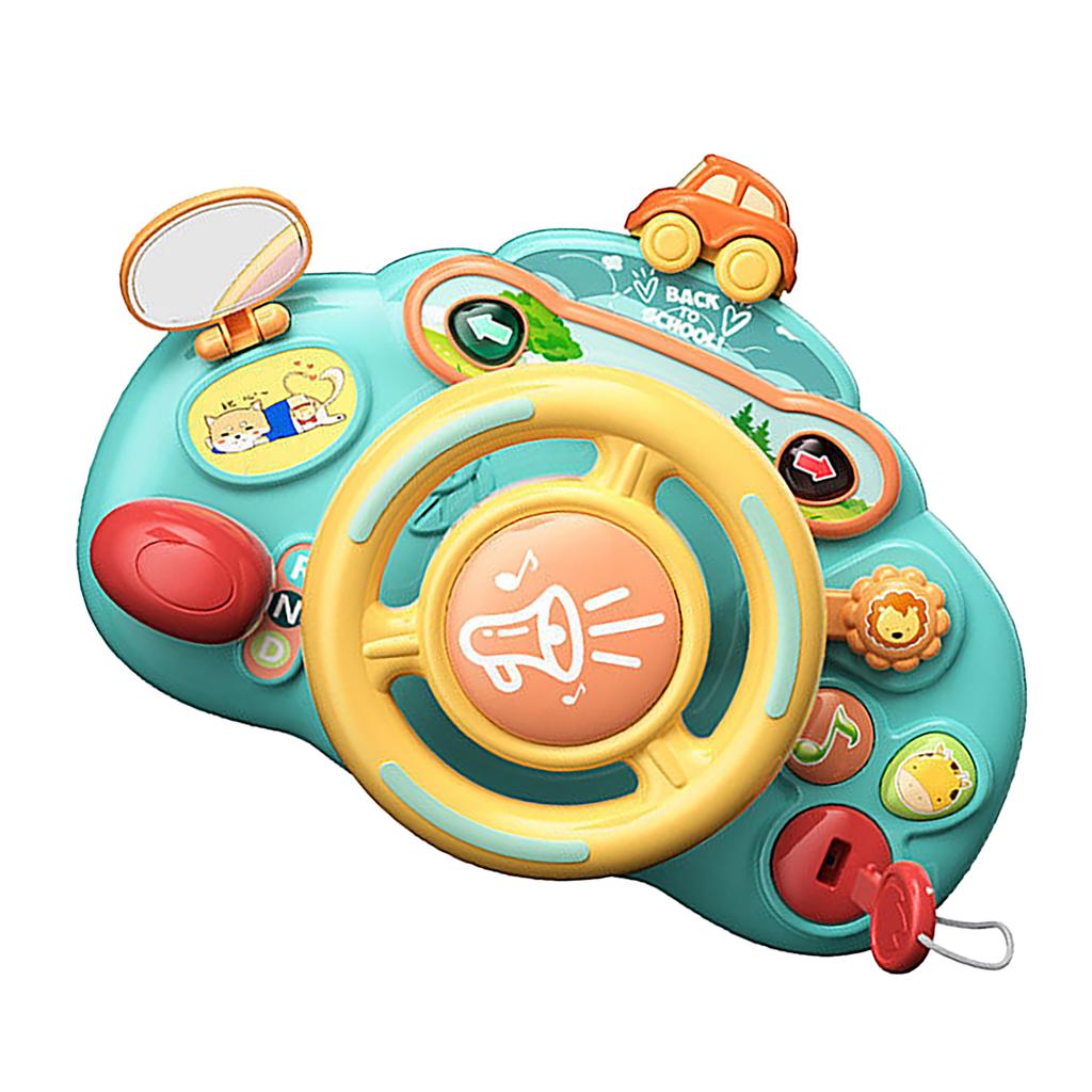Simulationslenkrad Spielzeug Interaktiv Pädagogisch Niedlich Ideales Geschenk Autofahren Lenkrad Spielzeug für Jungen Mädchen