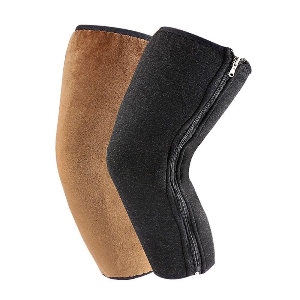 Cashmere Double-Layer Leg Warmer Lamb Velvet Thick Thermal Leg Sleeves Plush Knee Pads