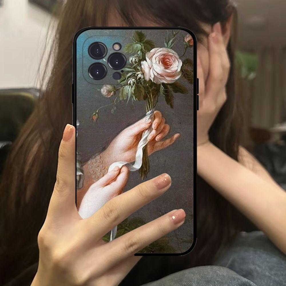 Renaissance Art Phone Case For IPhone 16 15 14 13 12 Mini 11 Pro XS Max X XR SE 6 7 8 Plus Soft Silicone Cover