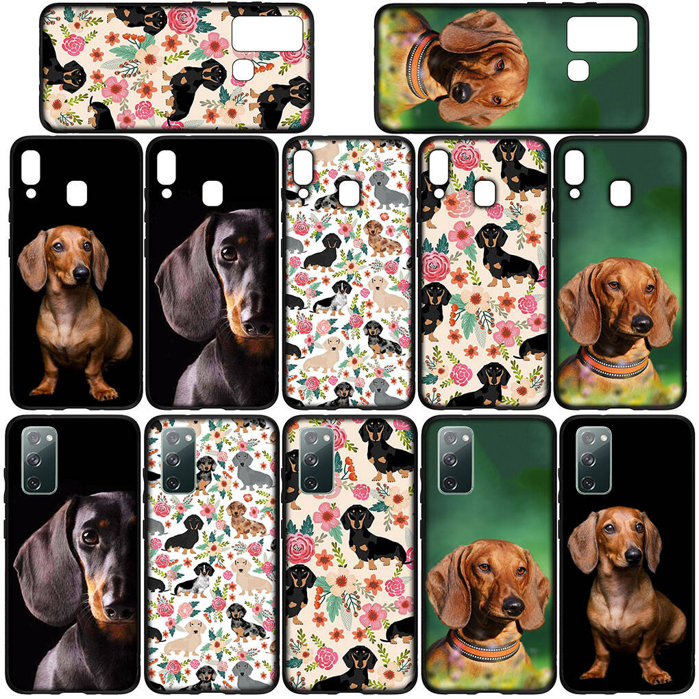 Cover for iPhone 17 16 15 Xiaomi Poco Redmi Note 14 13 12 11 Pro Max 9 16e Samsung Galaxy S25 S24 S23 14C A56 OPPO Huawei Dachshund Dog Phone Case