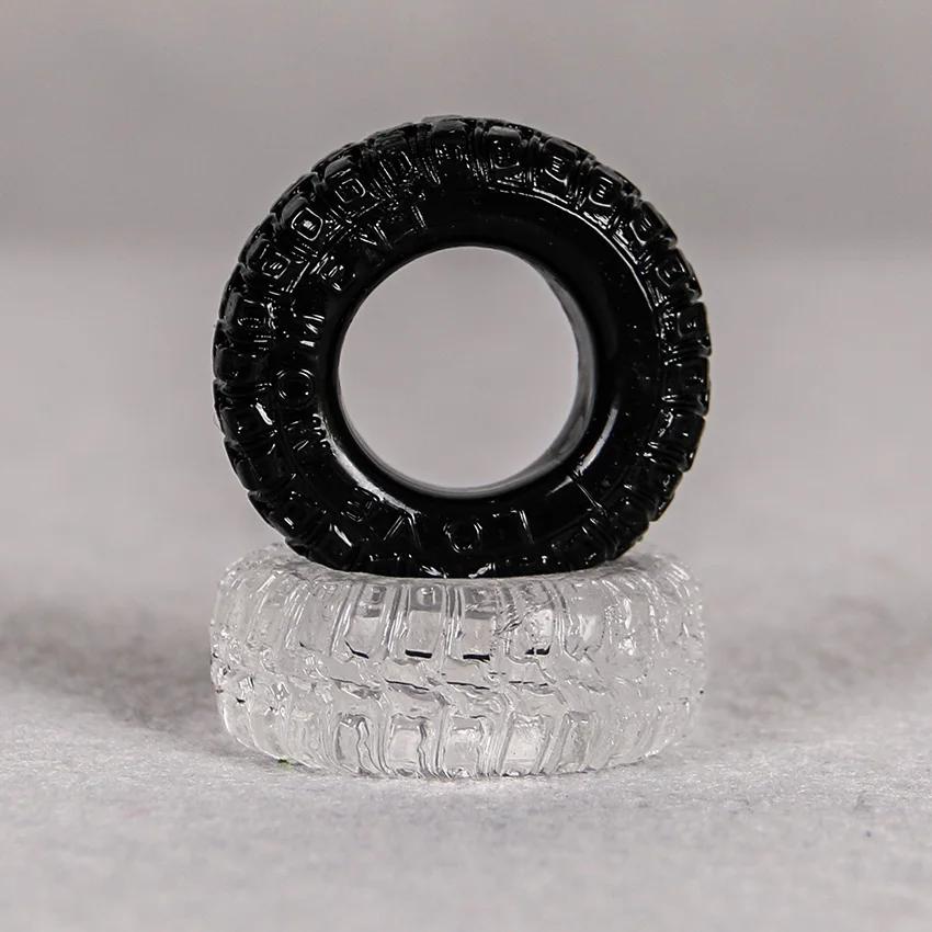 Cock Ring Silicone Penis Ring Cage Male Erection Delay Ejaculation Sex Toy for Men Couple Rings Toys for Adults 18+ 2-in-1 Set