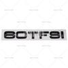 30 35 40 45 50 55 60 TFSI ABS Emblema Adesivo Adesivo Decalcomania per Bagagliaio Posteriore per Audi A4 A5 A6 A7 A8 Q3 Q5 Q6 Q7 Q8