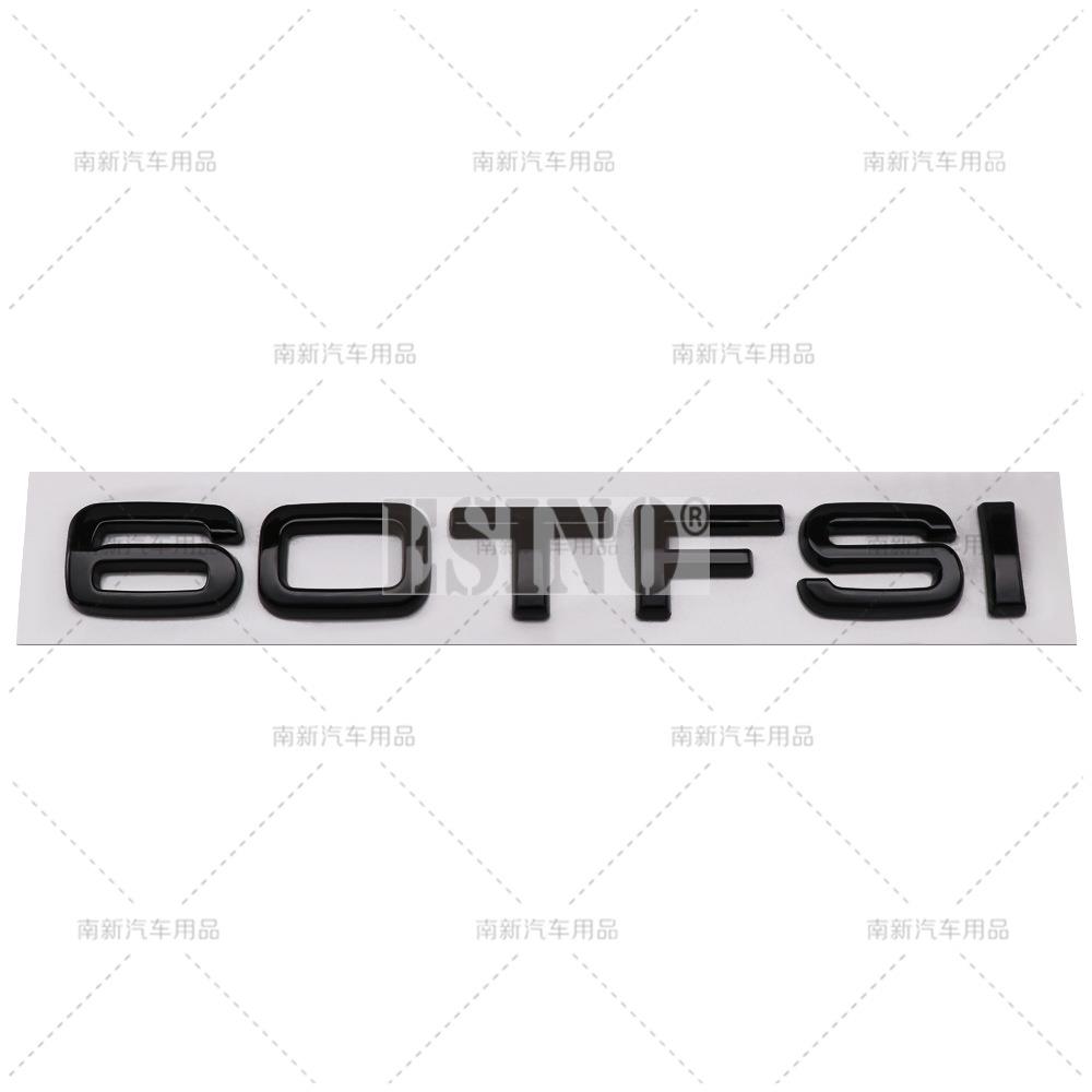 30 35 40 45 50 55 60 TFSI ABS Emblema Adesivo Adesivo Decalcomania per Bagagliaio Posteriore per Audi A4 A5 A6 A7 A8 Q3 Q5 Q6 Q7 Q8
