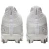 Nike Alpha Menace 4 Elite Bianco/Argento Metallico Tacchetti da Uomo Nero FD7036-101