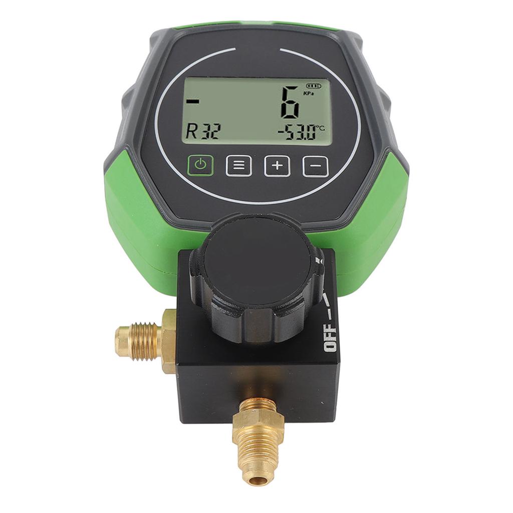 Digital HVAC Gauge 0 6000KPa Ball Valve Design High Accuracy HVAC Vacuum Gauge Tester for Maintenance and Installation