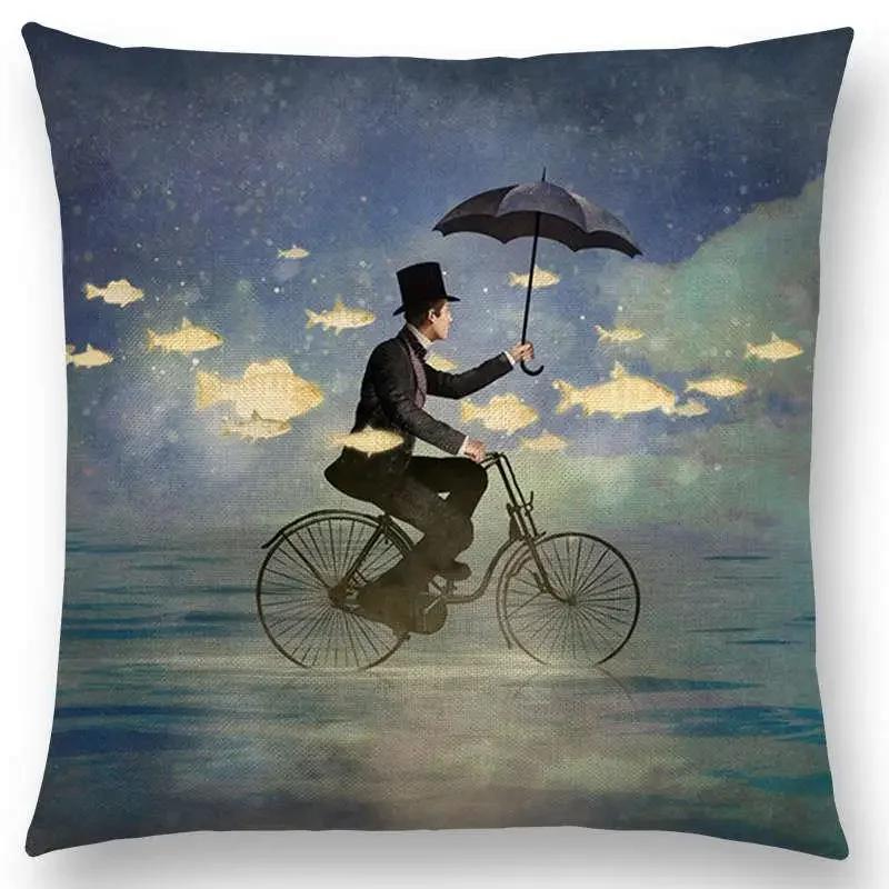 Neu Elegante Dame Liebliches Mädchen Shakespeare Stücke Fantasy Malerei Herz Frei Wunsch Meer Kissenbezug Sofa Wurfkissenbezug
