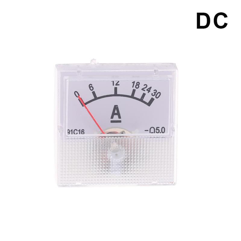 40*40*30mm AC 150-300V DC 10-250V DC 5-75A Ammeter Mini Voltage Current Meter Tester Analog Pointer Volt Ammeter Panel Meter