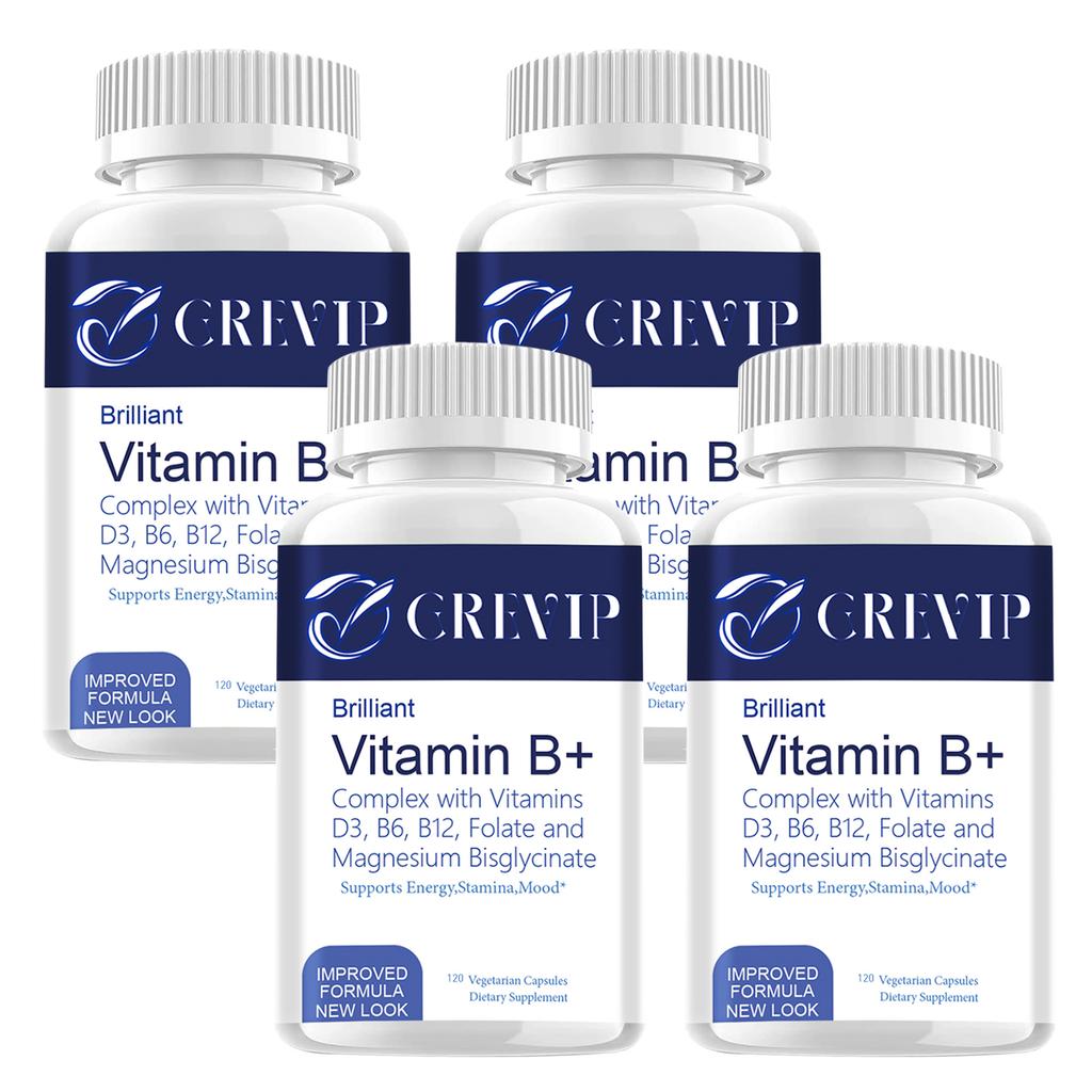 Vitamin-B-Kapseln, enthaltend die Vitamine D3, B6, B12 und einen Glycin-Magnesium-Komplex, 120 Kapseln.