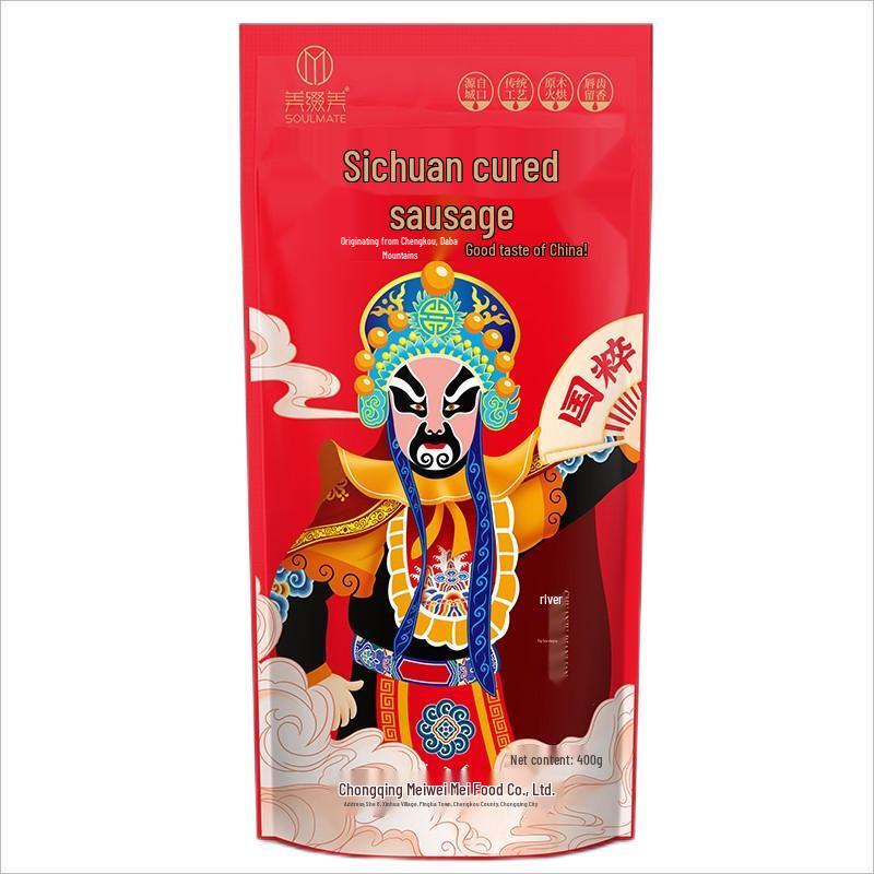Meizhuimei Sichuan Cured Sausage, 400g