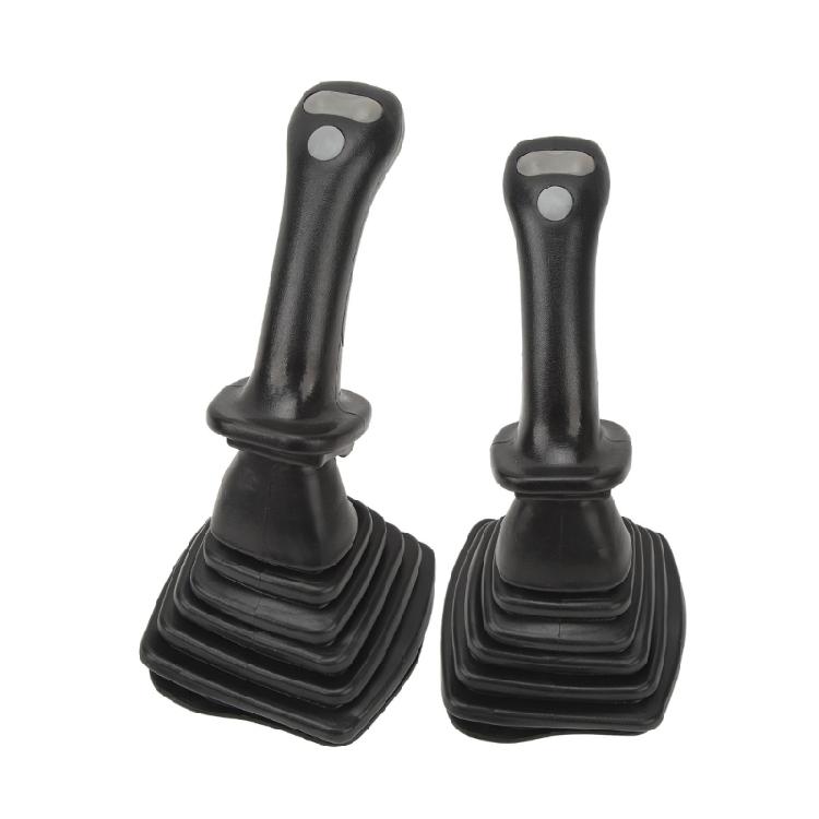 Reinforced Elastic Dust Covers Shield for Hydraulic Levers Protective Rubber Sleeves Construction Vehicle Handles 2pcs