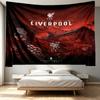 Liverpool F.C Print Tapestry - Portable Wall Decor Cloth, for Home, Dorm, Travel, Bedroom, Living Room - Ideal Birthday Housewarming Gift
