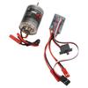 RC Brushed Motor ESC Professional 380 Stainless Steel Large Torsion 38T Brushed Motor with 30A Brush ESC JST Plug for 1/16 1/18 RC Car Boat