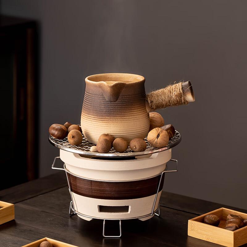 Ceramic Indoor Stovetop Tea Warmer Set