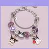 Stitch Kuromi Hello Kitty Cartoon Beaded Bracelet For Women Gift Summer