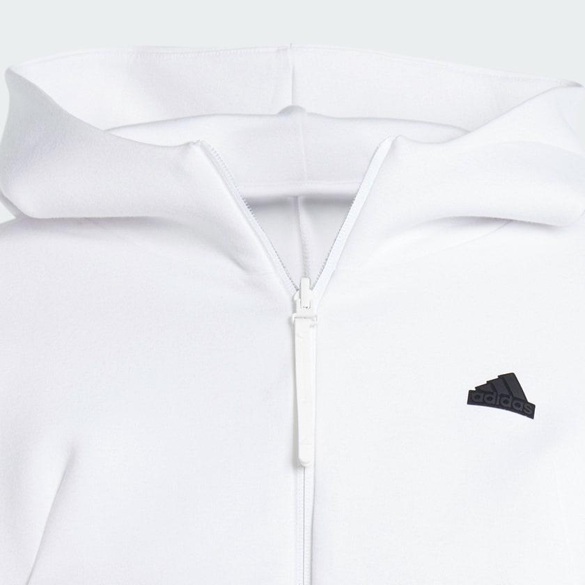 adidas Sportswear Women's Z.N.E. Full-Zip Hoodie White IN5133