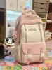 Schoolbag Cute Small Fresh Large Capacity Student Bag Female Splicing High Value Simple Backpack Fashionable Versatile Backpack