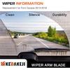 Rear Windshield Wiper Arm Compatible With Ford Escape 2013-2018 Vehicles, Back Windshield Wiper Set Replacement OEM BB5Z17526-C