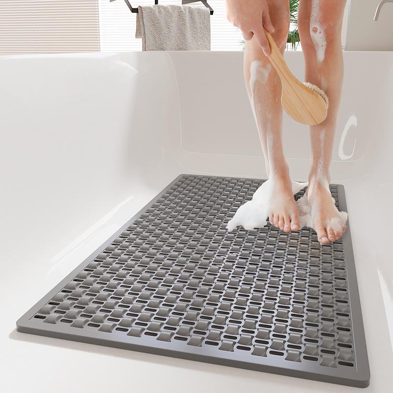 Bathroom Mat Non-Slip Mat Household Shower Room Bathing Anti-Drop Suction Cup Floor Mat Toilet Bathroom Shower Massage Mat
