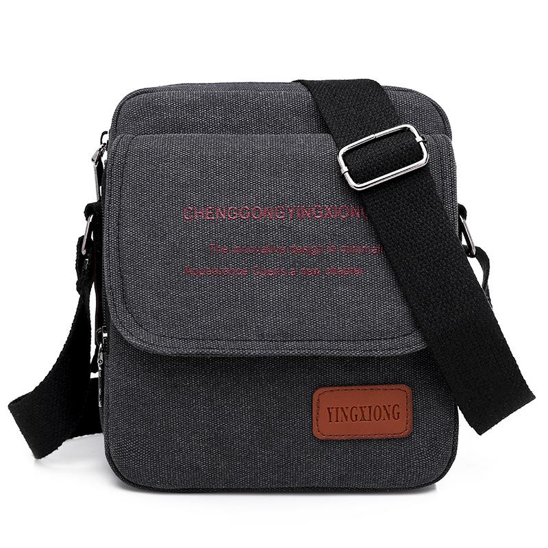 

Fashion Men s Bag Lightweight Canvas Men Crossbody Bag Man Commuting Square Flap Shoulder Bags