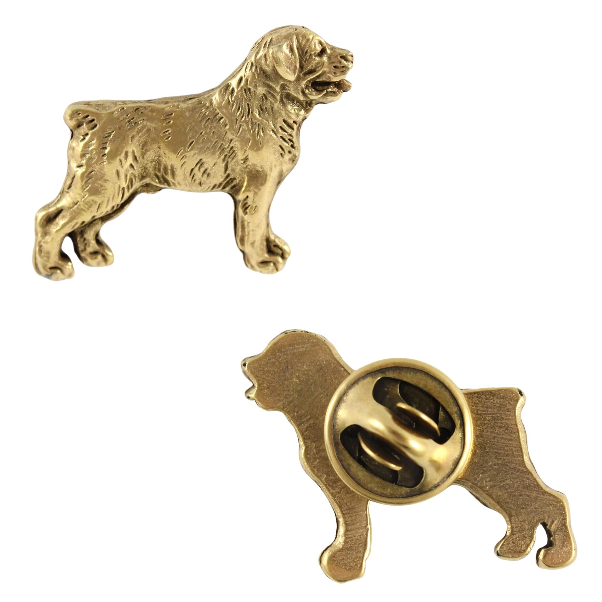 

Rottweiler, Rott, Rottie - Dog brooch in decorative box, elegant gold-plated pin, Art-Dog brand jacket pin