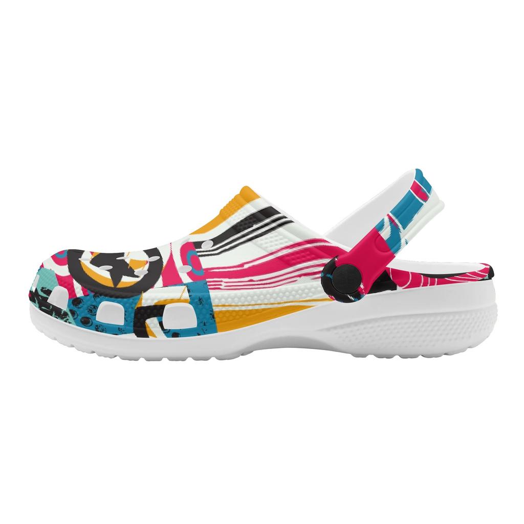 Colorful EVA Clogs Women Men Lightweight Breathable Slip On Garden Shoes Summer Beach Pool Bathroom Home Wear Pool Shower Use
