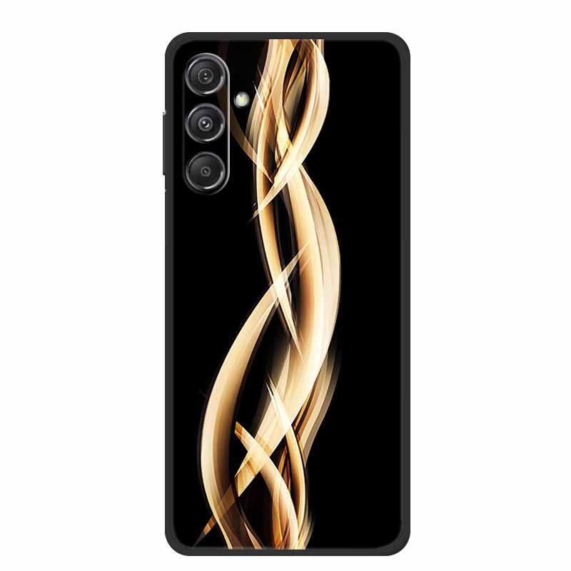 Funda For Samsung A17 Back Cover Case Fashion Black Silicone TPU Soft Phone Case For Samsung Galaxy A17 2025 Case A 17 Coque Bag