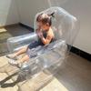 Aufblasbares Transparentes PVC Sofa zur Aufbewahrung von Puppen