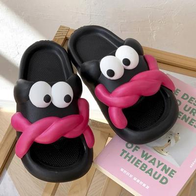 Fashion Platform Slippers Women Home Flats Cute Cartoon Designer Shoes House Summer Funny Casual Slippers New Fashion Footwear Open Toe