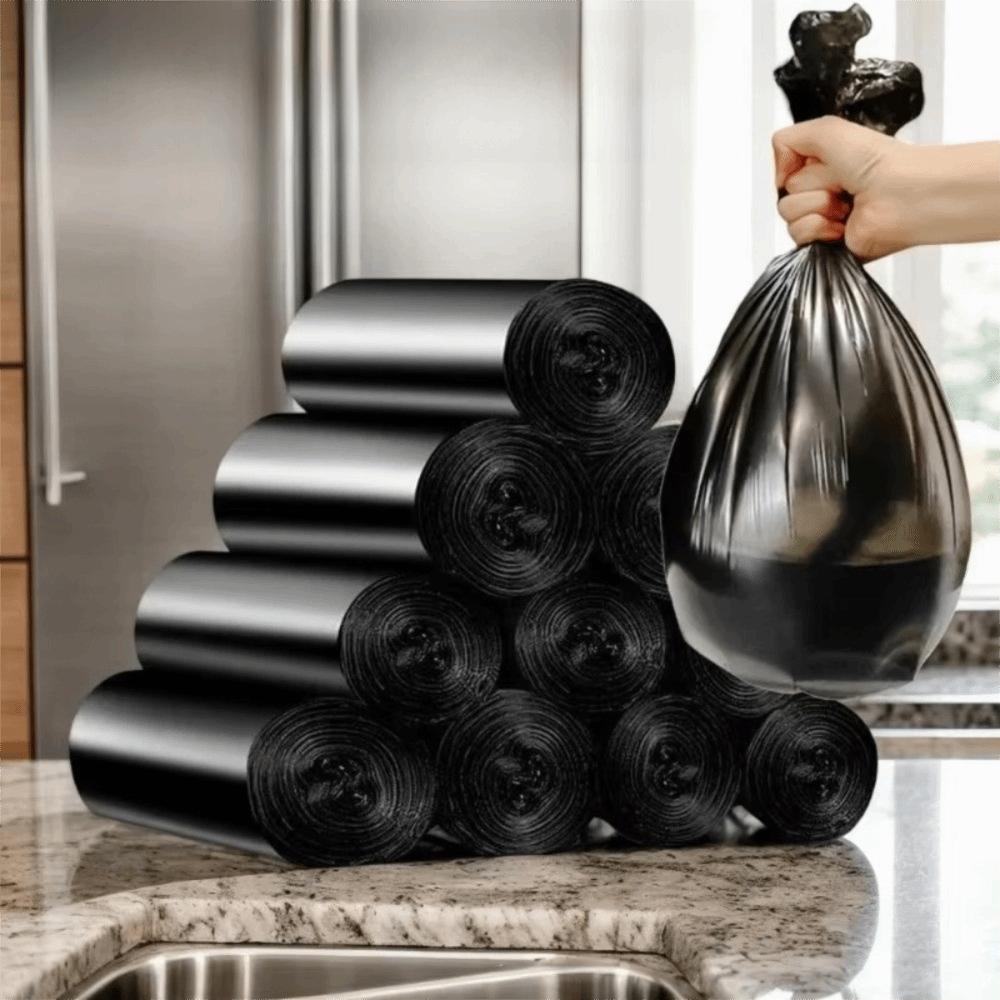 30PCS Thickened Portable Garbage Bags Large Capacity Large Garbage Bag Plastic Bag Household Use