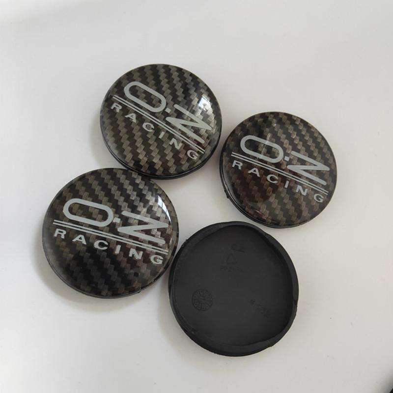20pcs/lot M582 55mm 52mm OZ Racing Car Wheel Rim Center Hub Caps Alloy Carbon Fiber Car Replace Center Caps O.Z