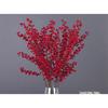 Artificial Red Berry Stem Branch Bright Red 48cm Faux Holly Berry Pick for Xmas Holiday Home Decor Vase Arrangement