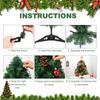 2025 New Year 50cm Christmas Tree Desktop Xmas Light Navidad Insert With Home Party Small Mini Set Gift Creative Diy Felt Lights