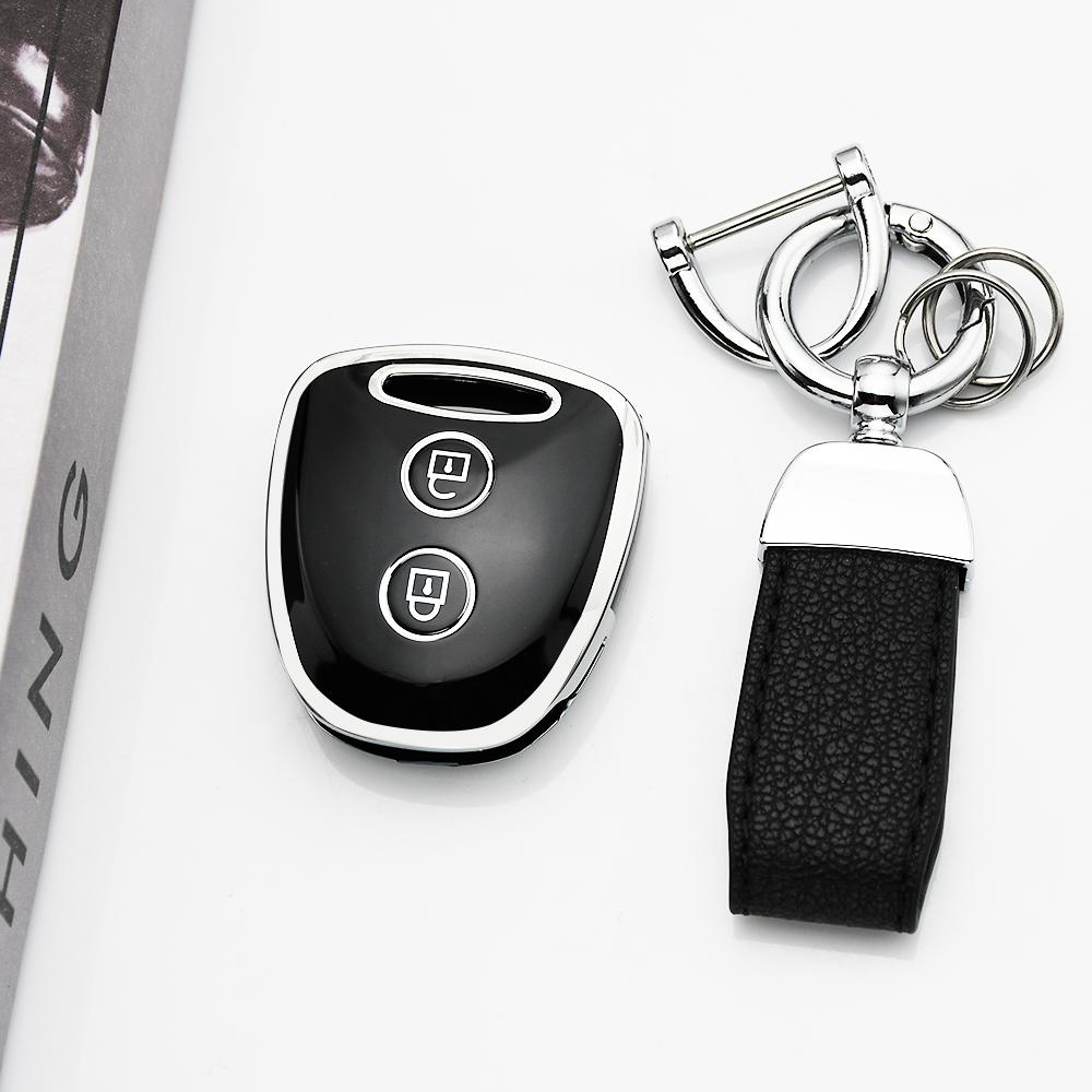 Auto Keyless For Toyota Avanza Wigo Grand Fit Daihatsu Xenia Alza Myvi Axia Fob Fashion Tpu Remote Car Key Shell Case Cover