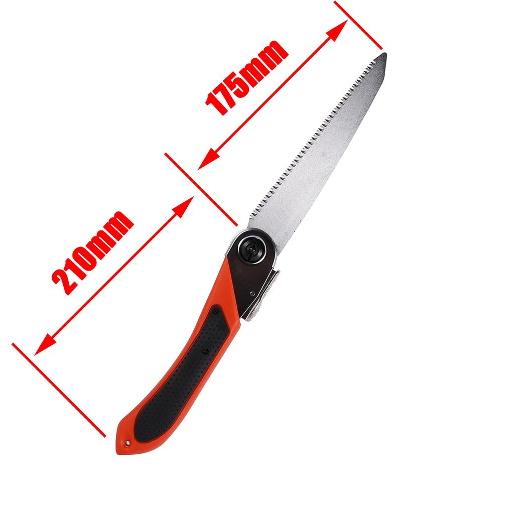 Portable Folding Saw Wood Handle Branch Pruning Hand Saw Arc Blade Hand Saw Gardening Woodworking Logging Tools