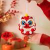 Iron Wire Strip Stick Handmade Plush New Year Craft Twist Wire Lantern Pendant  Lunar New Year
