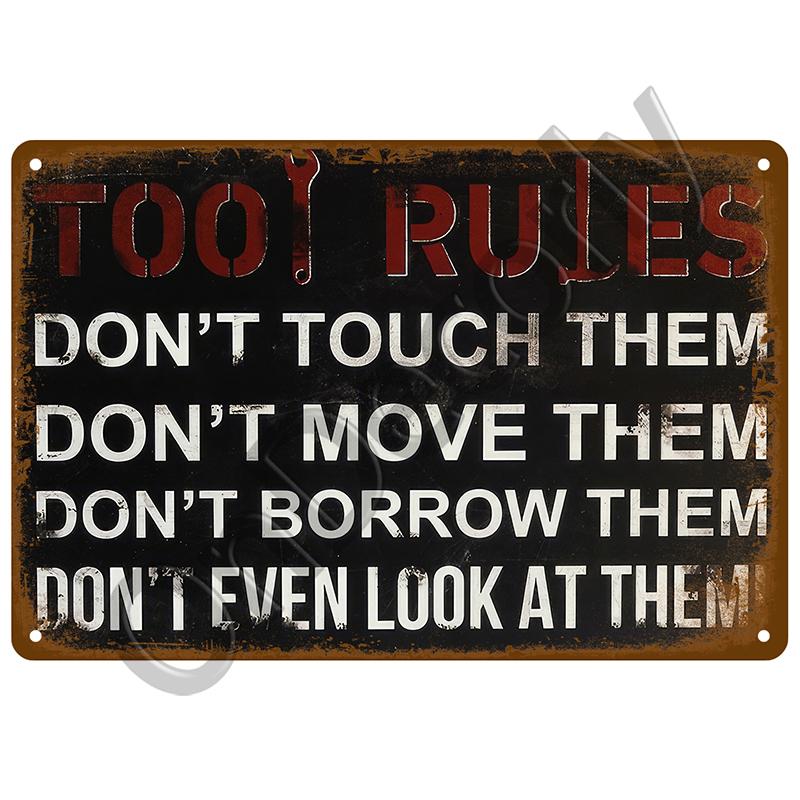 Retro výstražná plechová cedule Nebezpečí Vintage plechová cedule Plakát Kovová deska pro garáž Domácí muž Jeskyně Nástěnná výzdoba Umělecké hospody Plakát Pozor