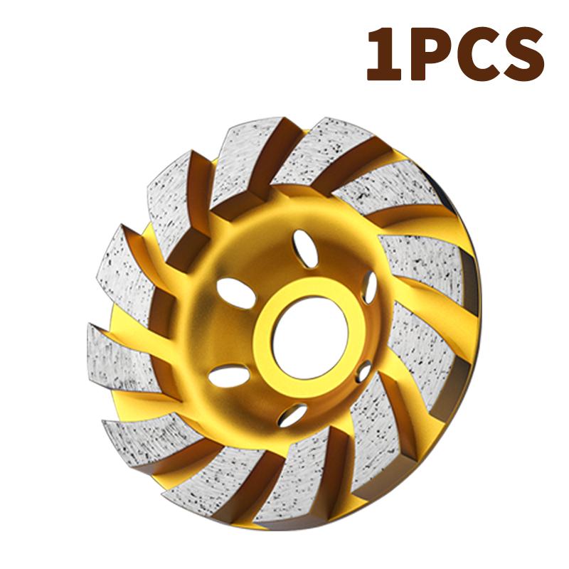 

Concrete Turbo Diamond Grinding Cup Wheel 12 Segs Heavy Duty Angle Grinder Wheels For Angle Grinder