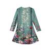 Girls' Long Sleeve Dress - Color Pocket Dress