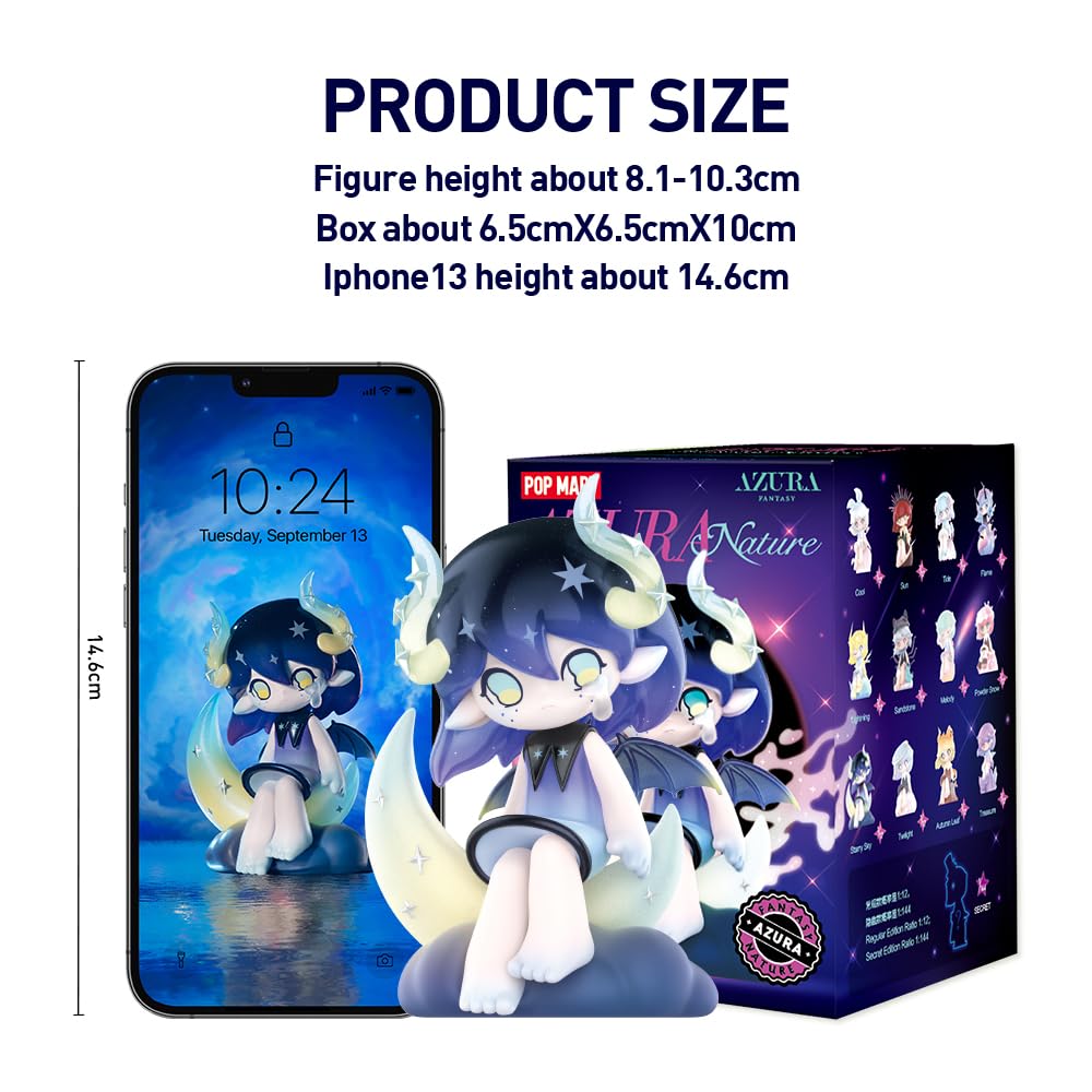 POP MART AZURA Fantasy Nature Series Box of Pop Mart Gachapon Blind Box Plastic Premium PVC Soft Original Birthday Gifts [Assorted 12] Figures,