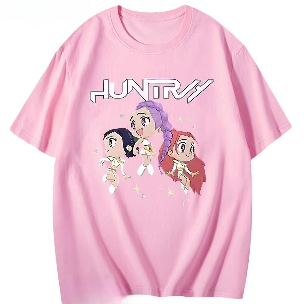 Women Tshirt Kpop Idol Group Shirts Trendy Summer Fashion Casual Shirt Cotton Short Sleeves Tops Autumn and Winter Innerwear