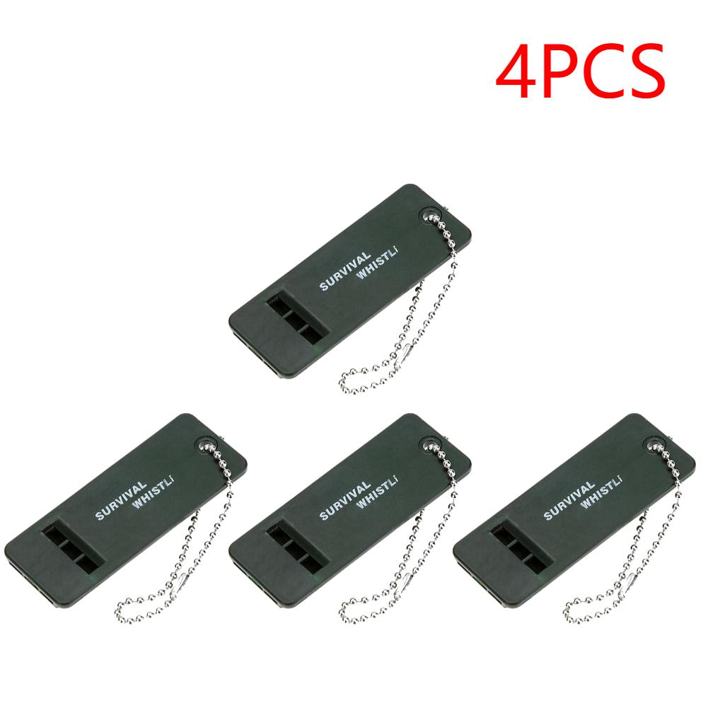 1-5PCS 3-Frequency Whistle High Decibel Survival Whistle Outdoor Hiking Camping Whistle Hunting Whistle Emergency Survival Tool